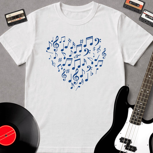 Music Notes Heart
