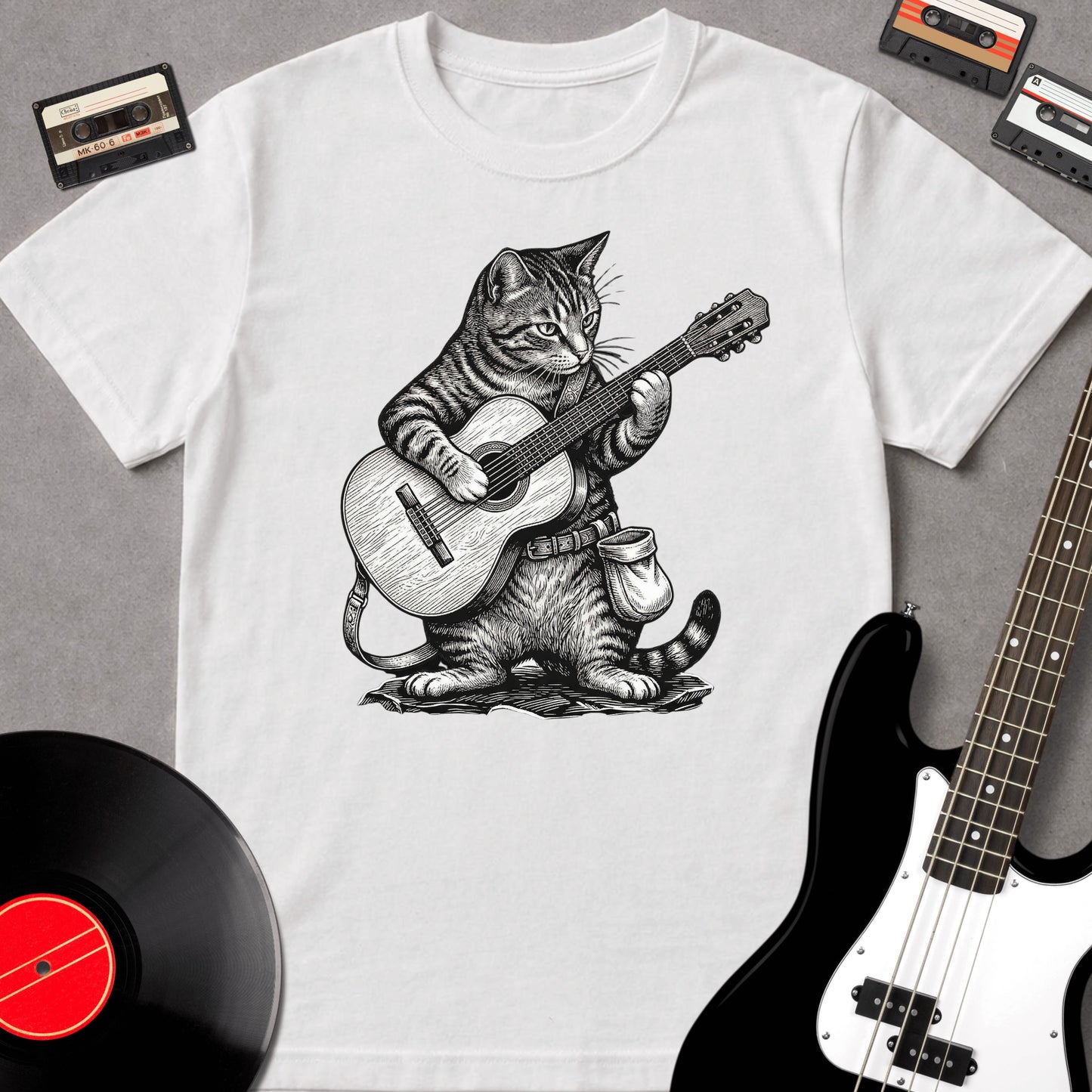 Static Cat Guitarist